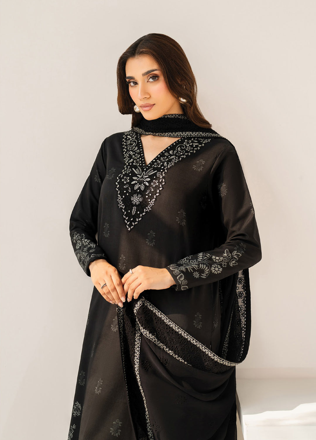 Namah by Xenia Formals Unstitched Embroidered Lawn 3 Piece Suit XF26ULN 08 - Aera - Festive Collection