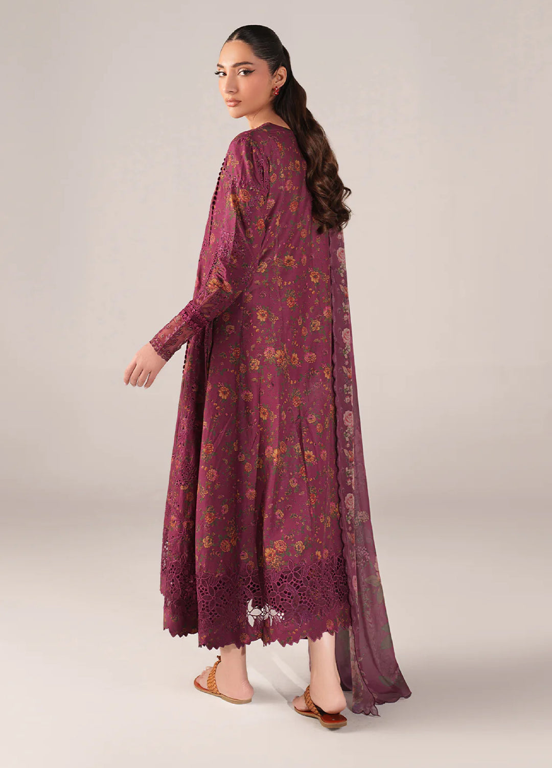 Iznik Unstitched Embroidered Lawn 3 Piece Suit IZ26US SS-04 - Summer Collection