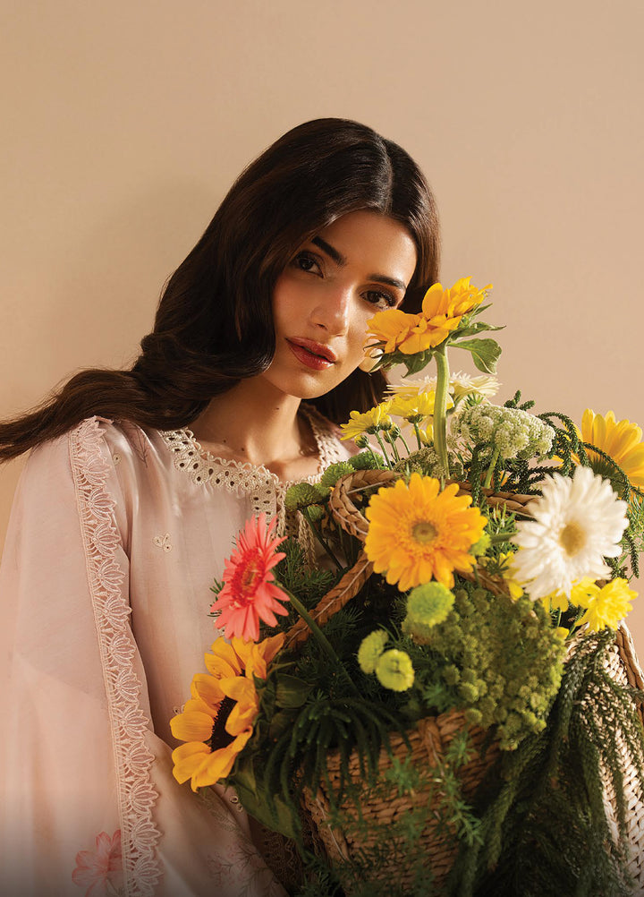 Haze A Prints by Afrozeh Unstitched Printed Lawn 3 Piece Suit AF26UAP Hazelen Blush FWU-103 - Summer Collection