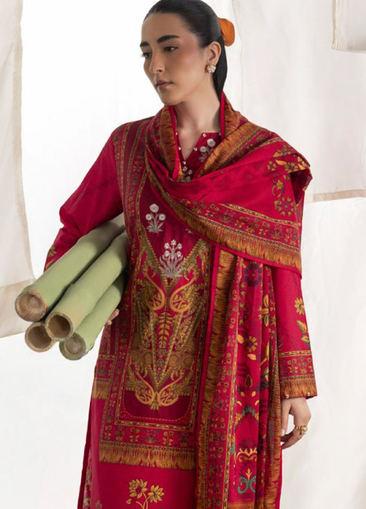 Bagheecha by Gul Ahmed Unstitched Embroidered Lawn 3 Piece Suit GA26ULB CL52500 - Casual Collection