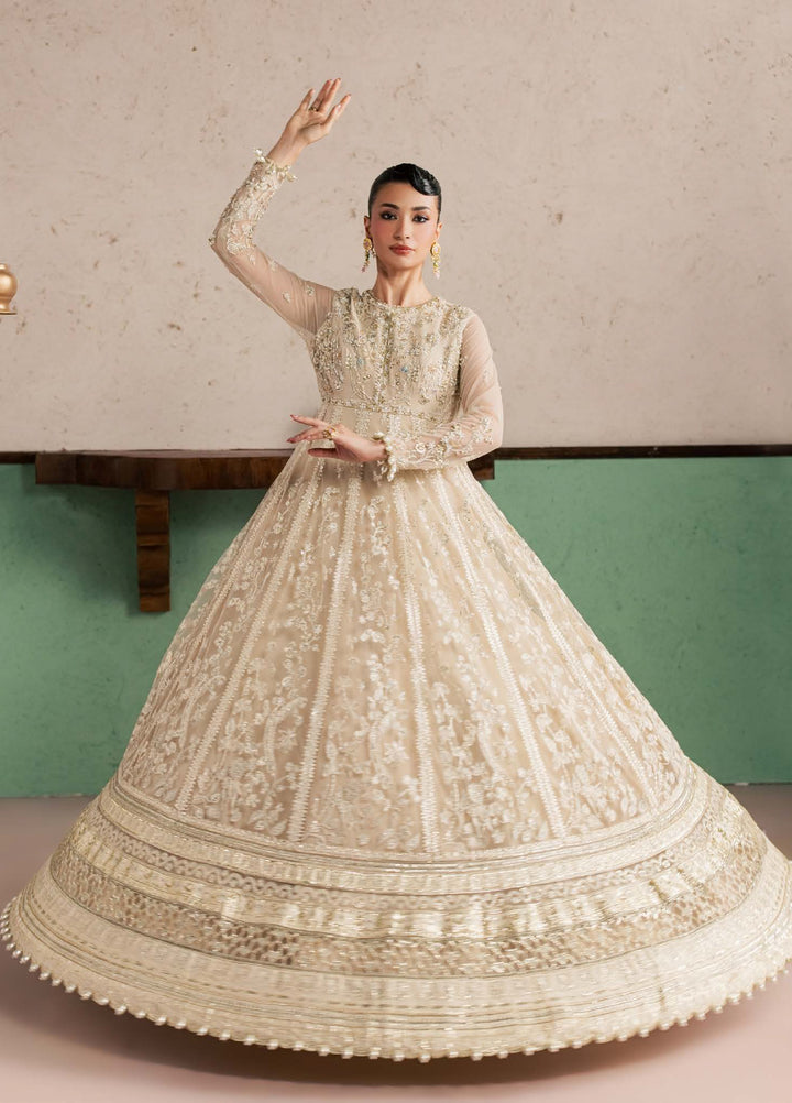 Sorelle by Aylin Unstitched Hand work Net 3 Piece Suit AY26US Aurelle - Festive Collection