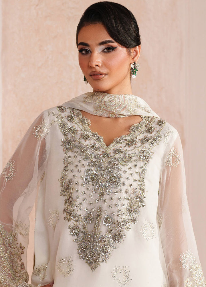 Aymal by Alizeh Fashion Unstitched Embroidered Chiffon 3 Piece Suit AFB26UA D-05 Zeba - Festive Collection
