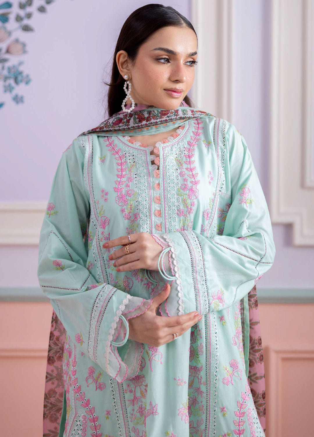Zellbury Unstitched Printed Lawn 3 Piece Suit ZB26UC WUS26E30515 - Casual Collection
