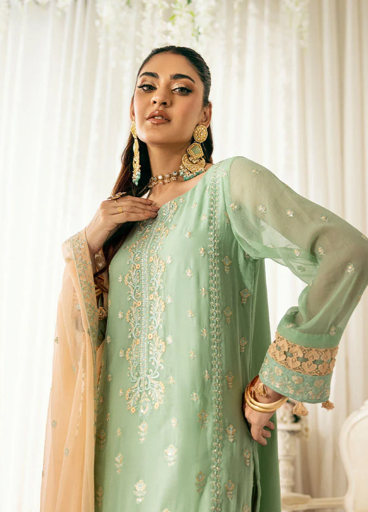 Signature by Salitex Embroidered Chiffon Suits Unstitched 3 Piece SUNS7CH044UT - Summer Collection