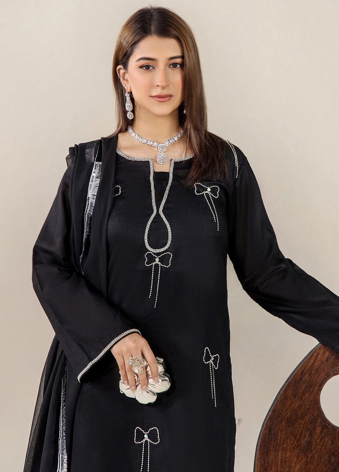 The Florea Edit by Alyra RTW Embossed  Lawn 3 Piece Suit SERENE-RTW-1004 - Festive Collection