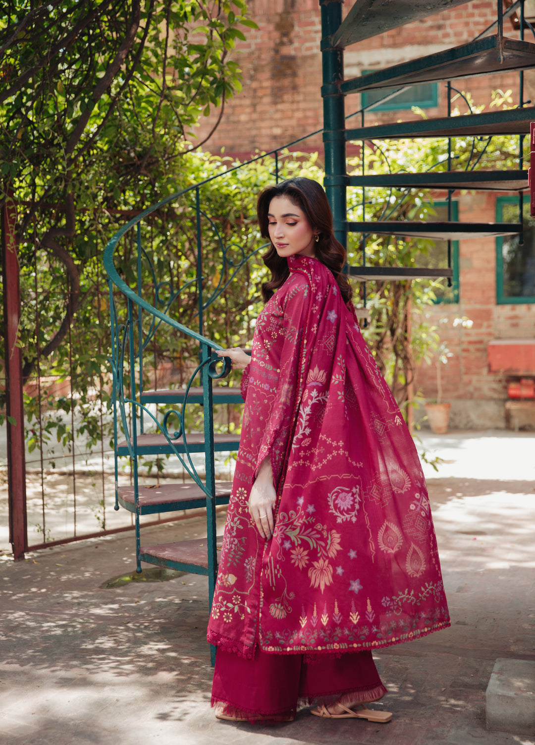 Zync by Florent Unstitched Printed Lawn 3 Piece Suit FL26ULE FZ-1 - Eid Collection