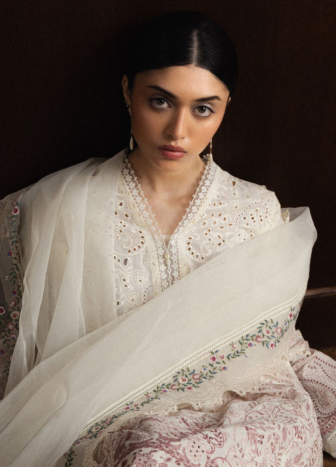 Satori by Zara Shahjahan Unstitched Embroidered Lawn 3 Piece Suit ZS26USL D-12 HOSHIMI - Summer Collection