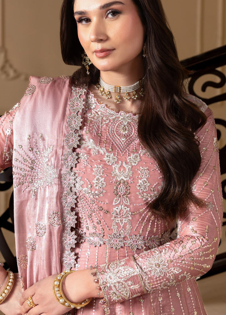 Aaina by Alizeh Unstitched Embroidered Sheesha Silk 3 Piece Suit AF26UASS D-5 NINAY - Festive Collection