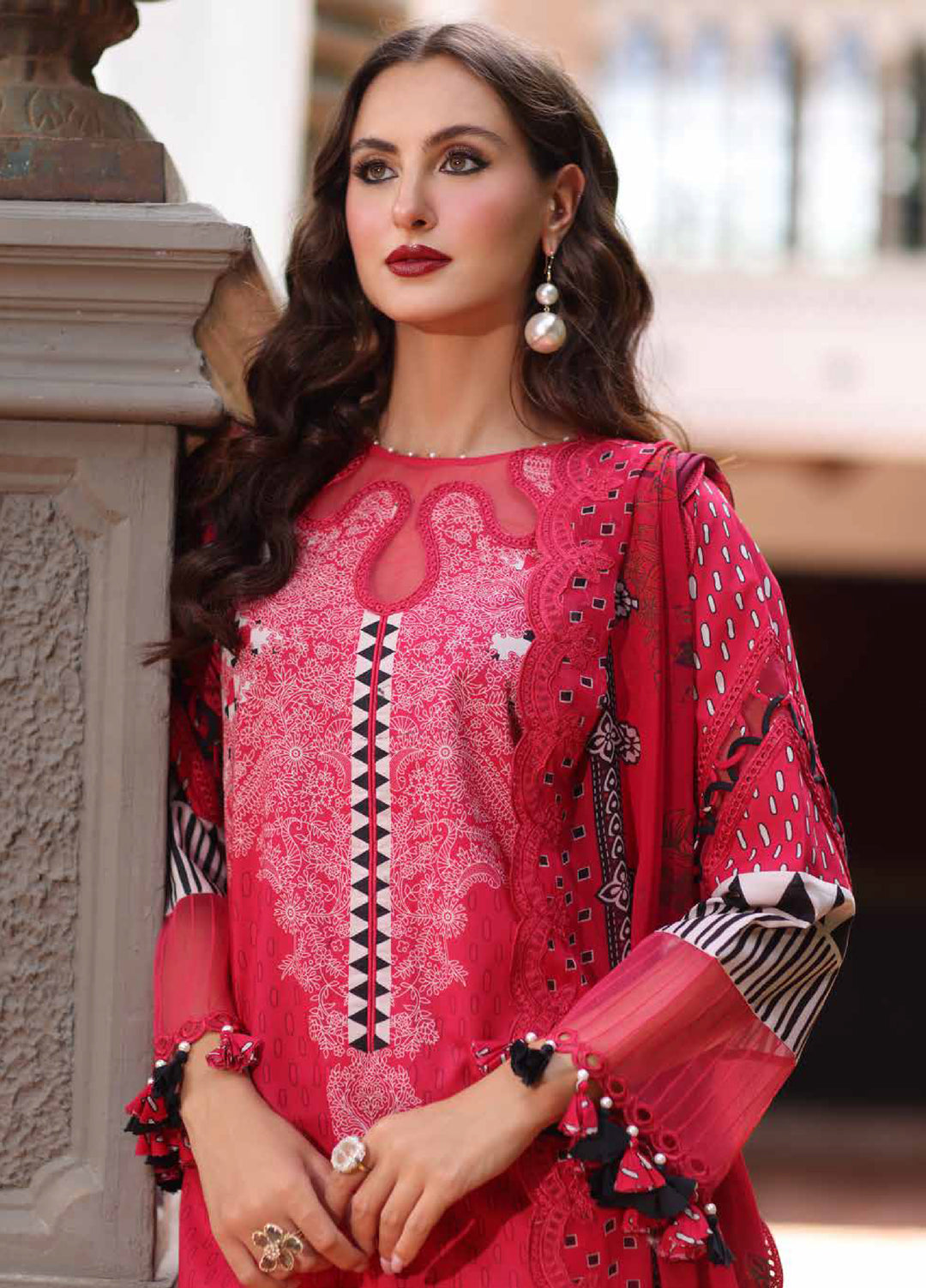 Aniiq by Charizma Unstitched Embroidered Lawn 3 Piece Suit CHR26UAL AN6-10 - Summer Collection