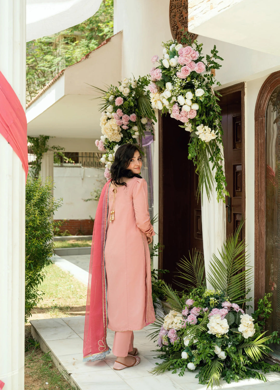 Omal by Komal Baat Paaki Women Dobby 3 Piece Pret Suit Ayla - Festive Collection