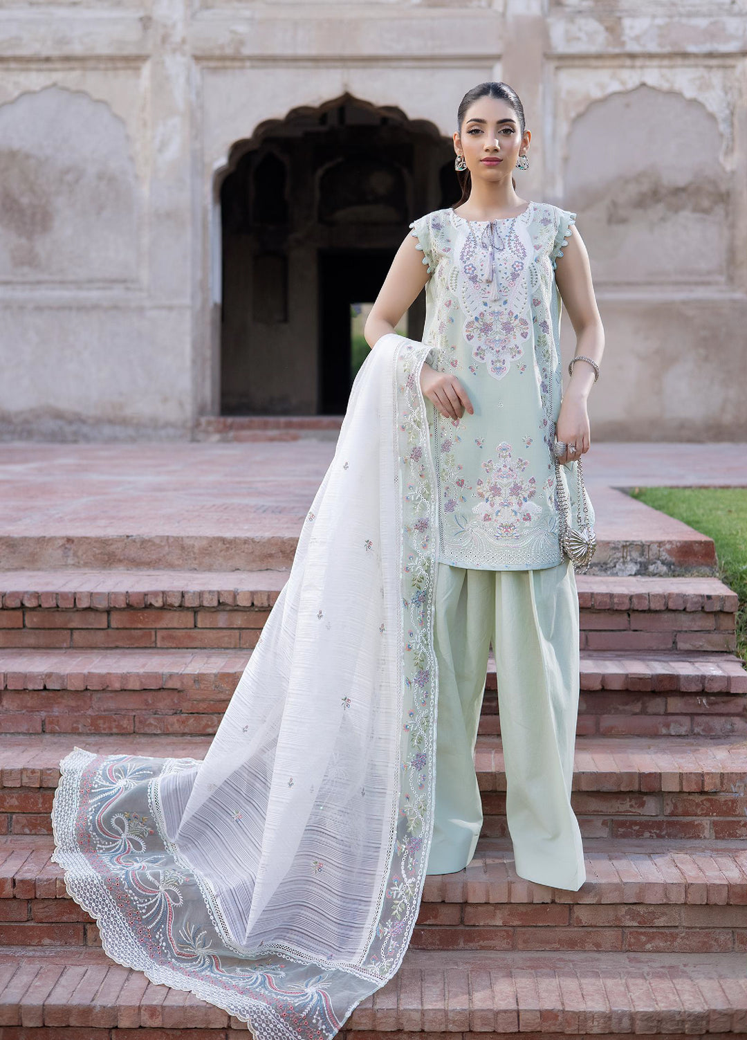 Inara by Javairia Women RTW Embroidered Lawn 3 Piece Suit IN26PJF Kriti - Festive Collection