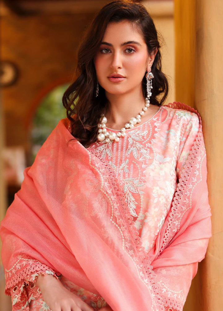 Florence by Rang Rasiya Unstitched Embroidered Lawn 3 Piece Suit RR26UFL Safina - Summer Collection