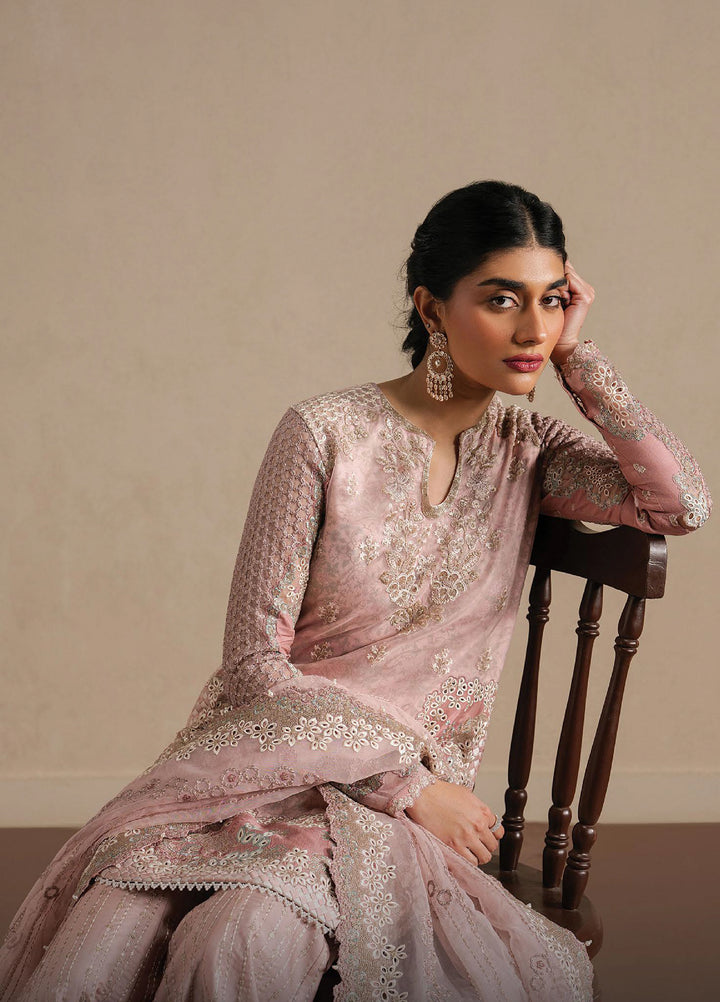 Qurbat by Ayzel Unstitched Embroidered Silk 3 Piece Suit AAF26UQ D-10 Silsila - Festive Collection