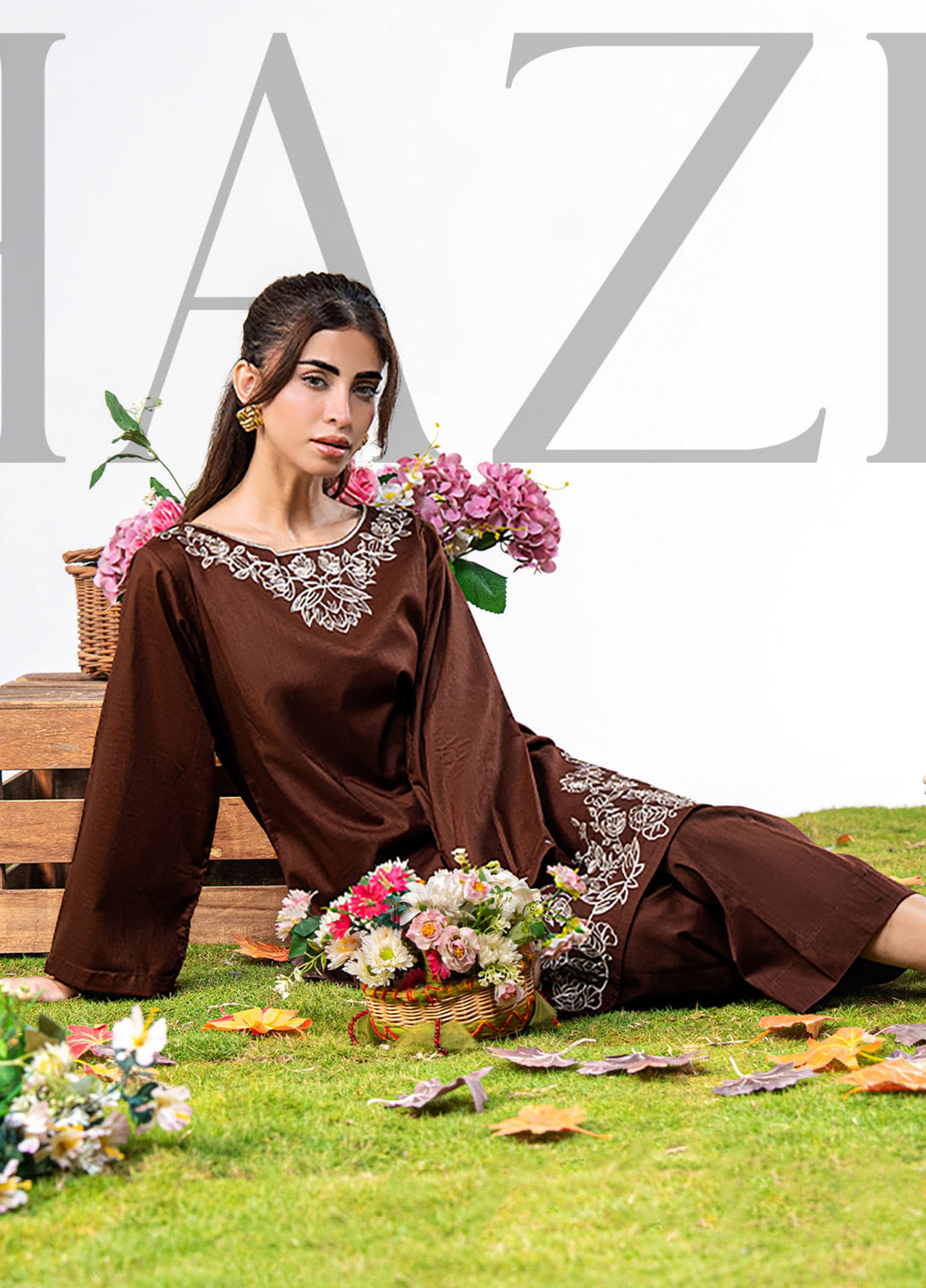 Luna by Manahil Lakhani RTW Embroidered Lawn 2 Piece Suit ML26ULL HAZEL - Summer Collection
