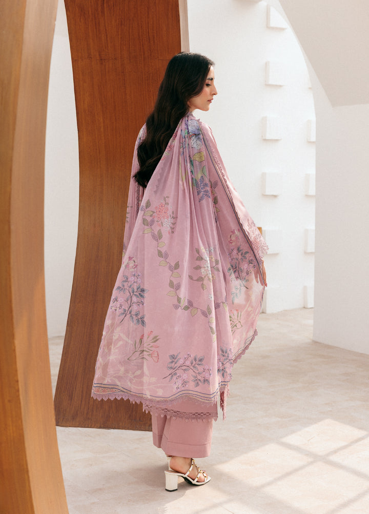 Zync by Florent Untitched Lawn Embroidered 3 Piece Suit FL26UZ FZ-2B - Summer Collection