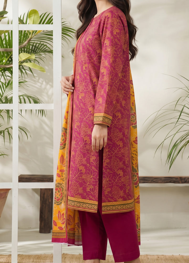 Daman by VS Textiles Unstitched Printed Lawn 3 Piece Suit VS26UDL D-05 845 - Casual Collection