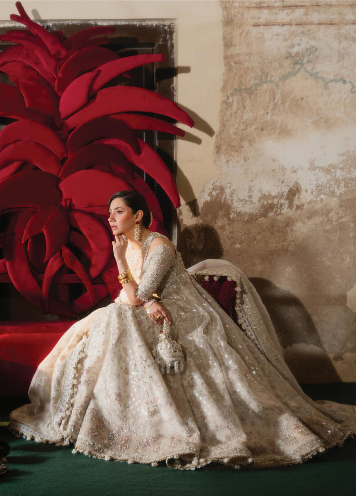 Freeshia by Suffuse Unstitched Organza Embroidered Suits 3 Piece SSY26UF ISHANI - Wedding Collection