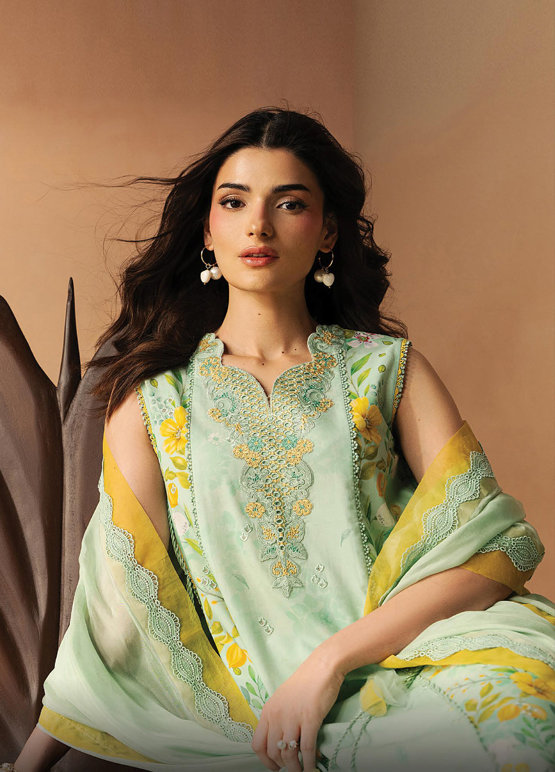 Haze A Prints by Afrozeh Unstitched Printed Lawn 3 Piece Suit AF26UAP Lumina FWU-114 - Summer Collection