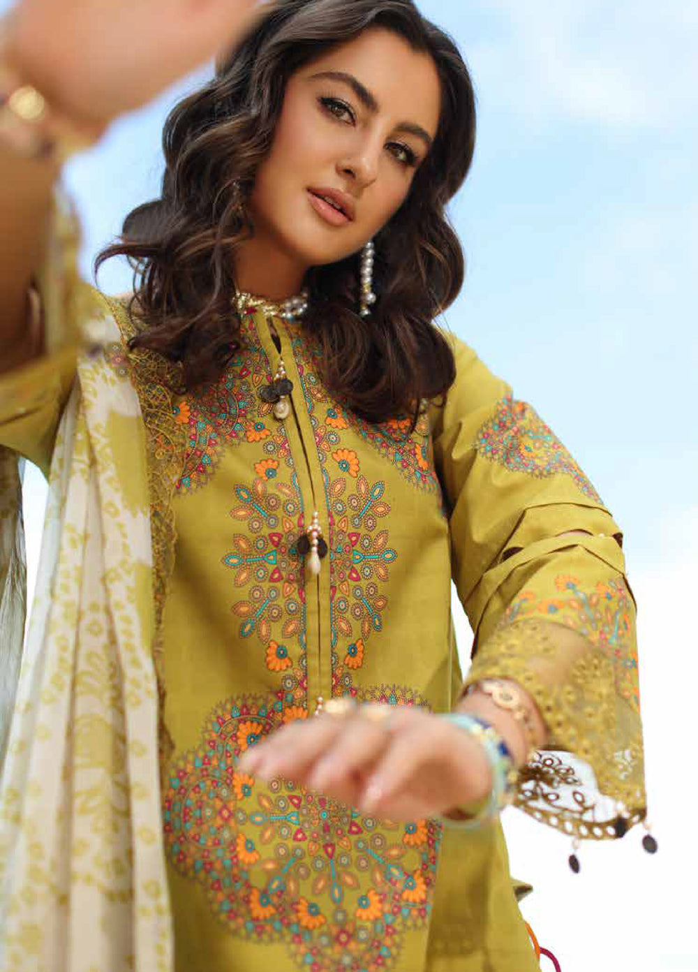 Aniiq by Charizma Unstitched Embroidered Lawn 3 Piece Suit CHR26UAL AN6-01 - Summer Collection