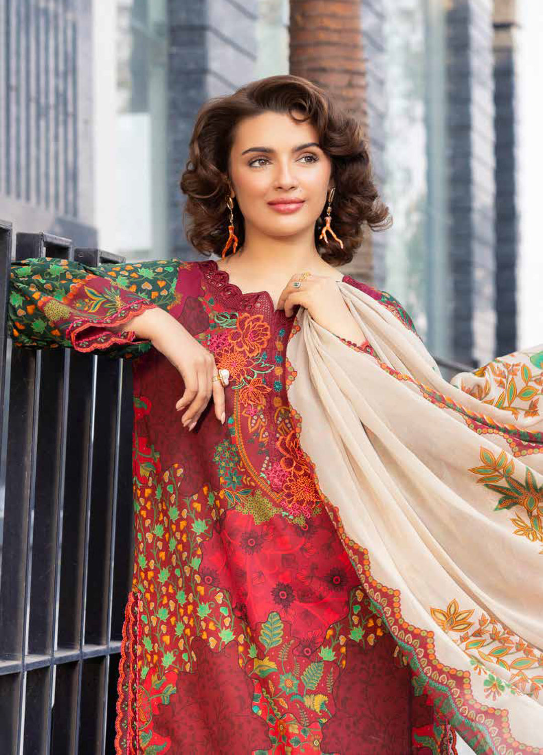 Aniiq by Charizma Unstitched Embroidered Lawn 3 Piece Suit CHR26UAL AN6-06 - Summer Collection