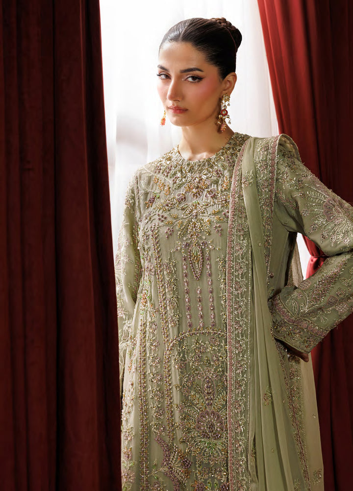 Celeste by Emaan Adeel Unstitched Embroidered Chiffon 3 Piece Suit EA26UCF Elara - Festive Collection
