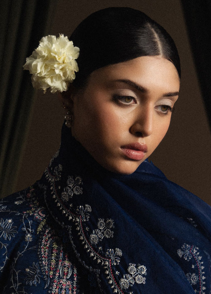 Satori by Zara Shahjahan Unstitched Embroidered Lawn 3 Piece Suit ZS26USL D-9 SUIYO - Summer Collection