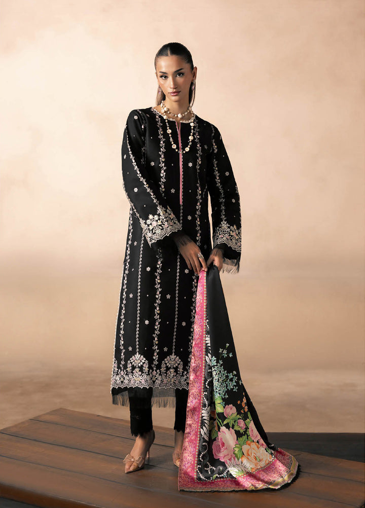 Sareen by Rajbari Unstitched Premium Viscose Chikankari 3 Piece RB25SC D-05 - Winter Collection