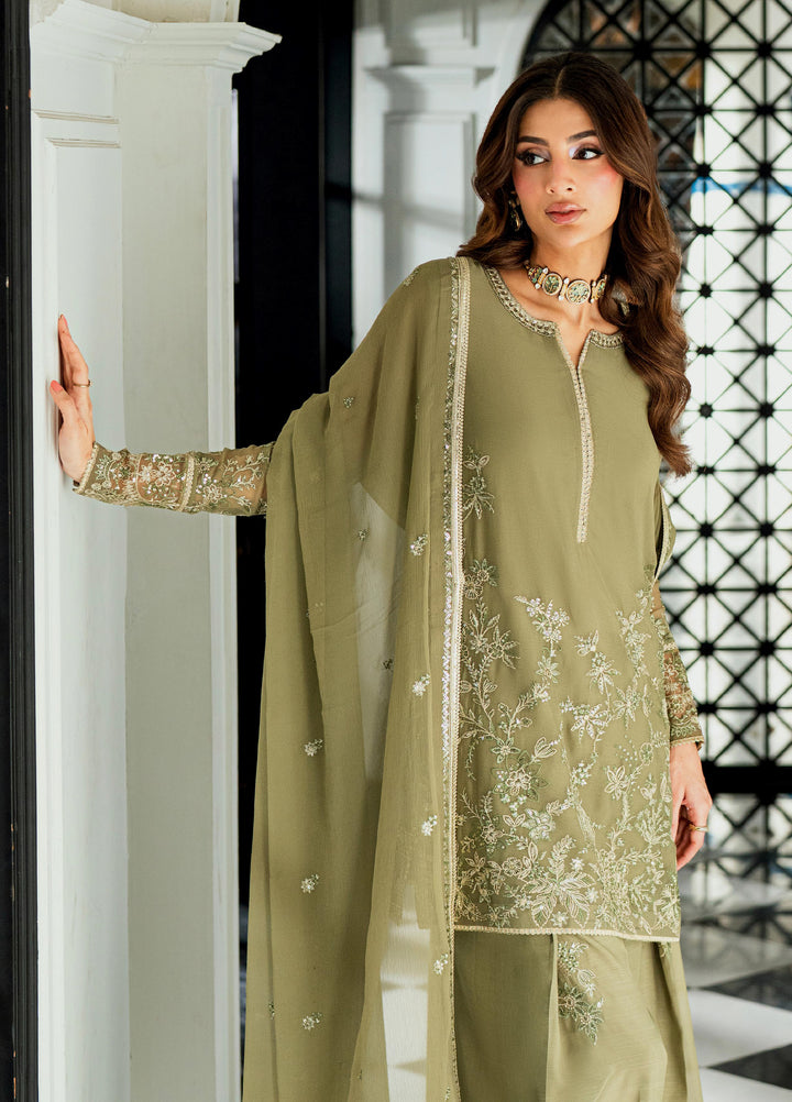 Maison d'or by Sahane Unstitched Embroidered Chiffon 3 Piece Suit CT-27003 CHELYE - Festive Collection