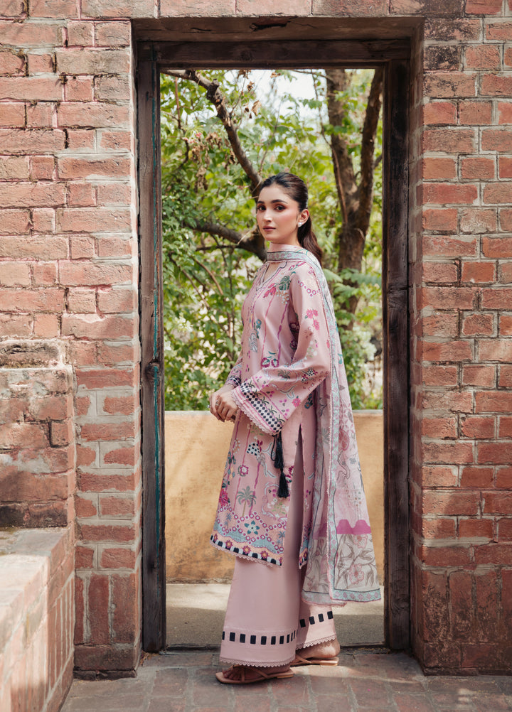 Zync by Florent Unstitched Printed Lawn 3 Piece Suit FL26ULE FZ-8 - Eid Collection