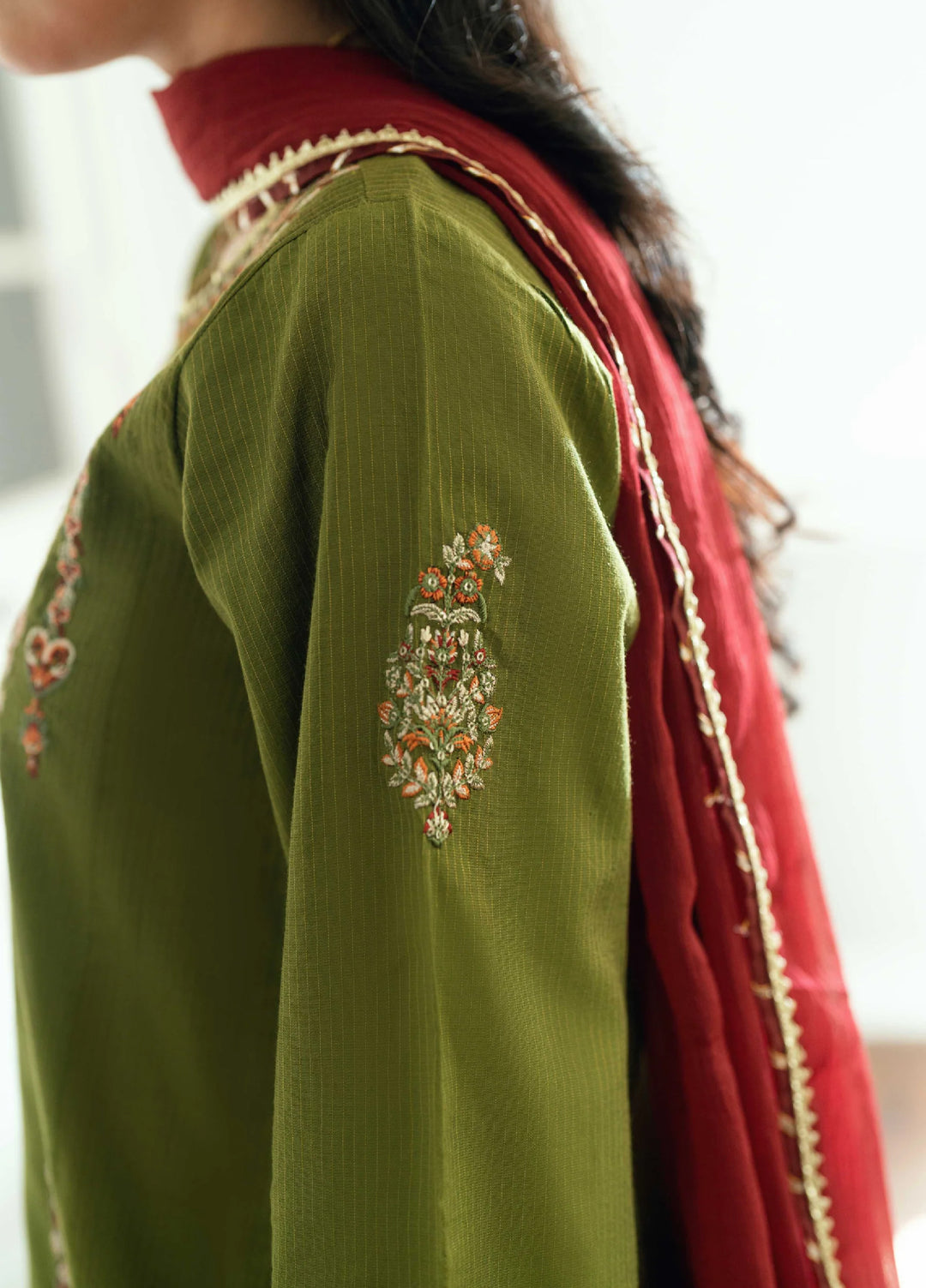 Omal by Komal Pret 3 Piece Cotton Susi Suit Rawish - Festive Collection