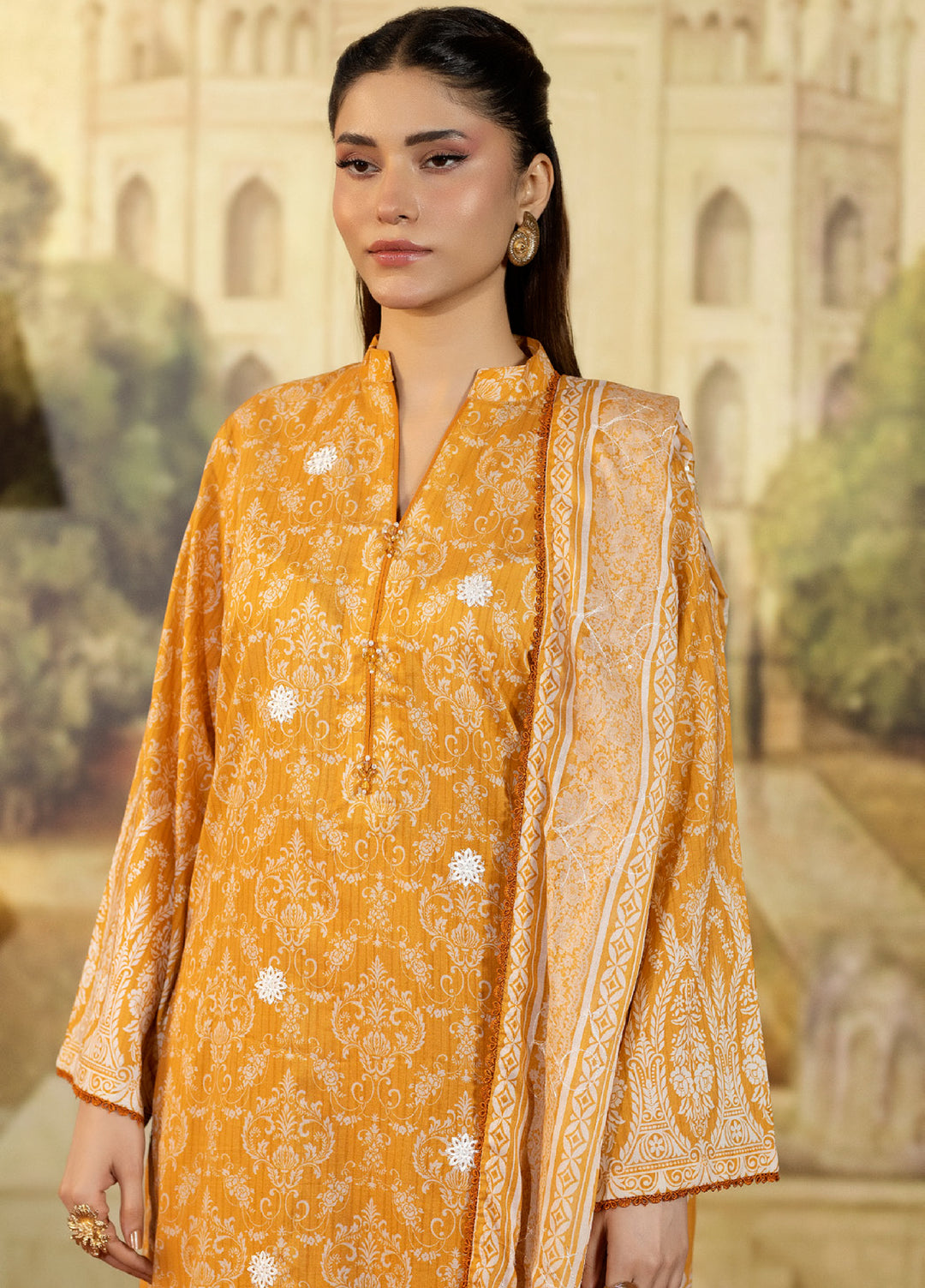 Regalia Textile Unstitched Embroidered Lawn 3 Piece Suit RG26EUS D-10 - Summer Collection