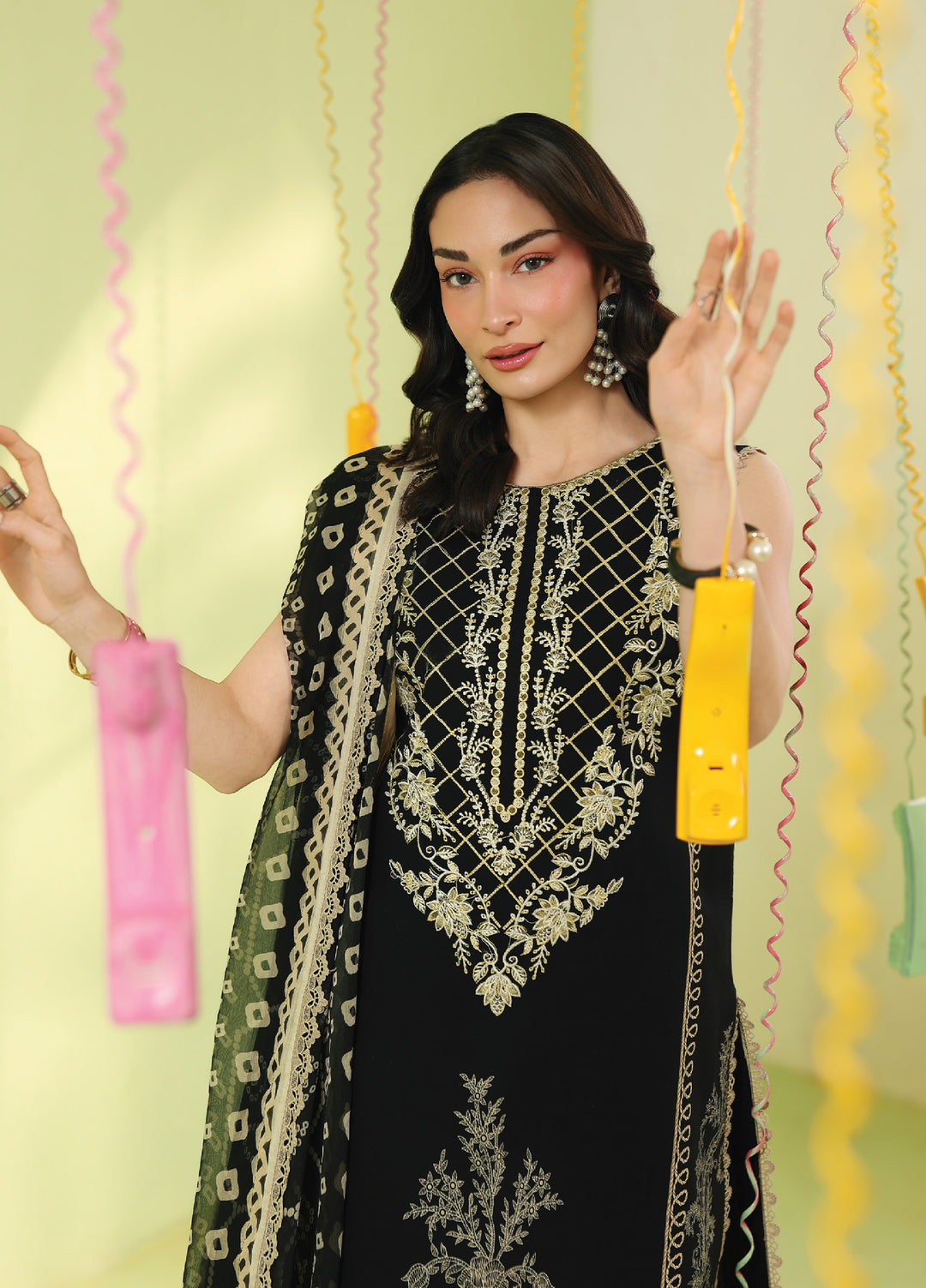 Anaya by Mahnur Unstitched Embroidered Lawn 3 Piece Suit MN26UALV AN2-14 - Festive Collection