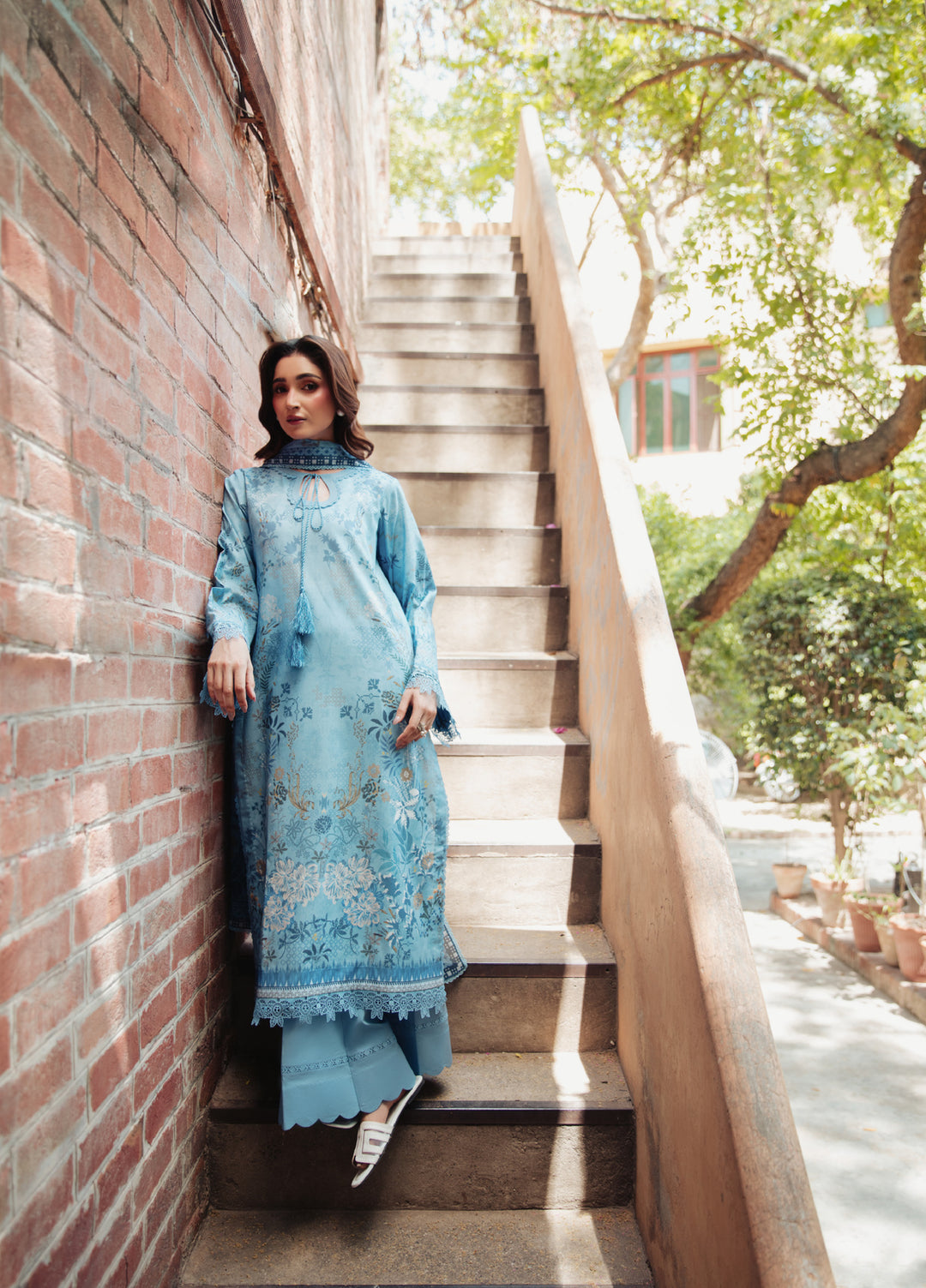 Zync by Florent Unstitched Printed Lawn 3 Piece Suit FL26ULE FZ-4 - Eid Collection