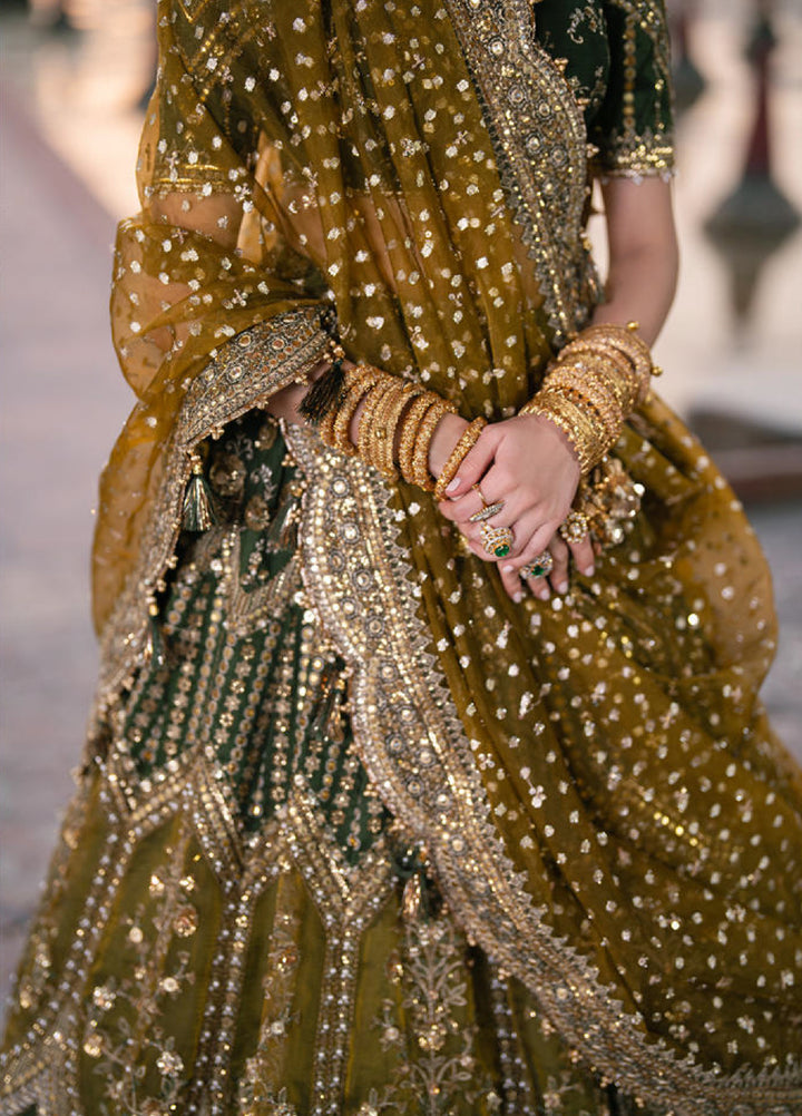 Zarlish Makhfi by Mohsin Naveed Ranjha Unstitched Embroidered Silk Suits 3 Piece MNR25ZM Afsana - Festive Collection