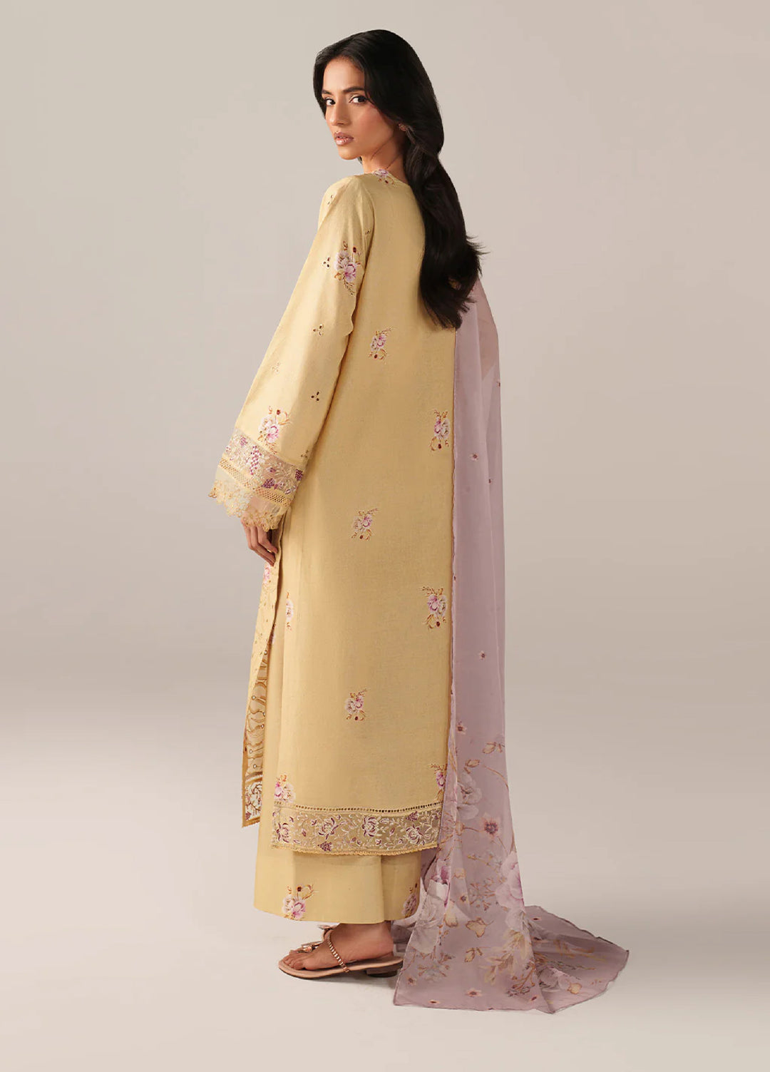 Iznik Unstitched Embroidered Lawn 3 Piece Suit IZ26US SS-11 - Summer Collection