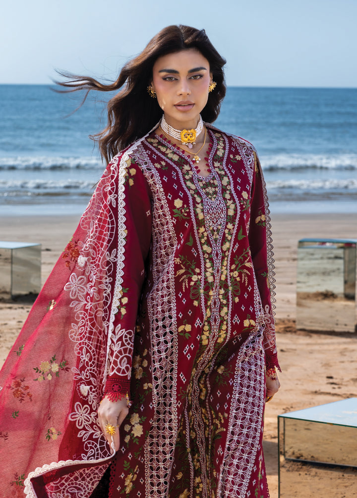Sirene by Mahnur Unstitched Embroidered Lawn 3 Piece Suit MN26USL S-11 - Summer Collection