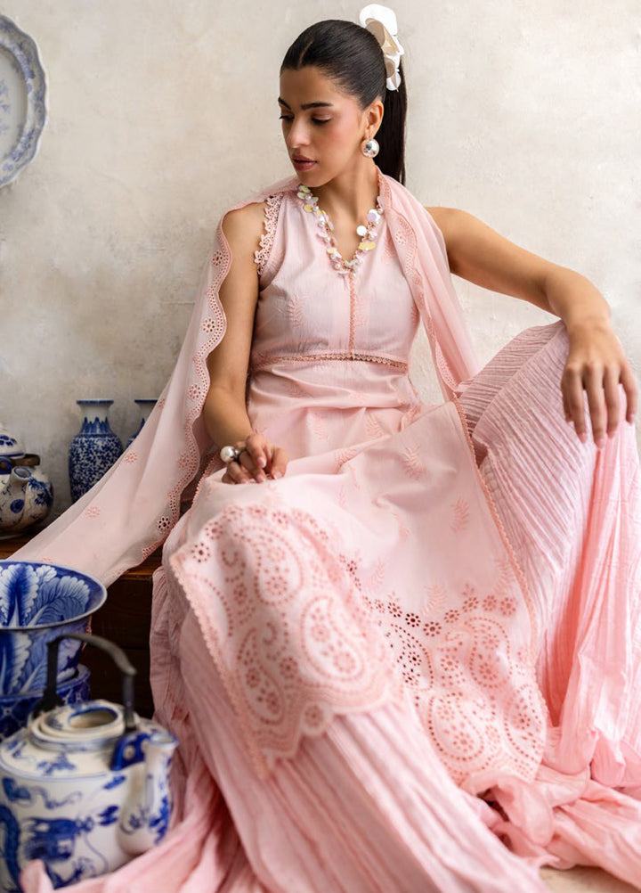 Freesia by Gul Ahmed Unstitched Embroidered Lawn 3 Piece Suit GA26UFL PM-62061 - Summer Collection