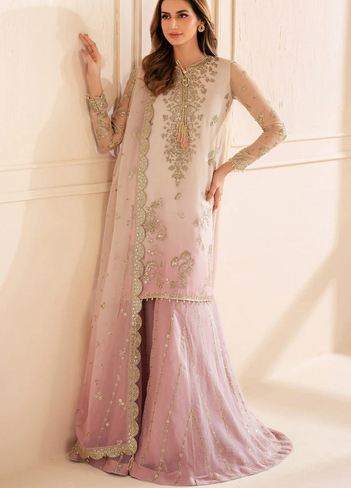 Jazmin Unstitched Chiffon Embroidered Suits 3 Piece JZ25CF JZ-UC-D3067 - Festive Collection