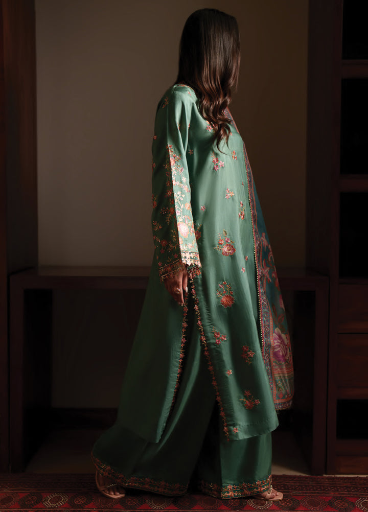 Eala by Casuallite RTW Embroidered Silk Viscose 3 Piece Suit CL26PSEA 02 ELARA - Festive Collection