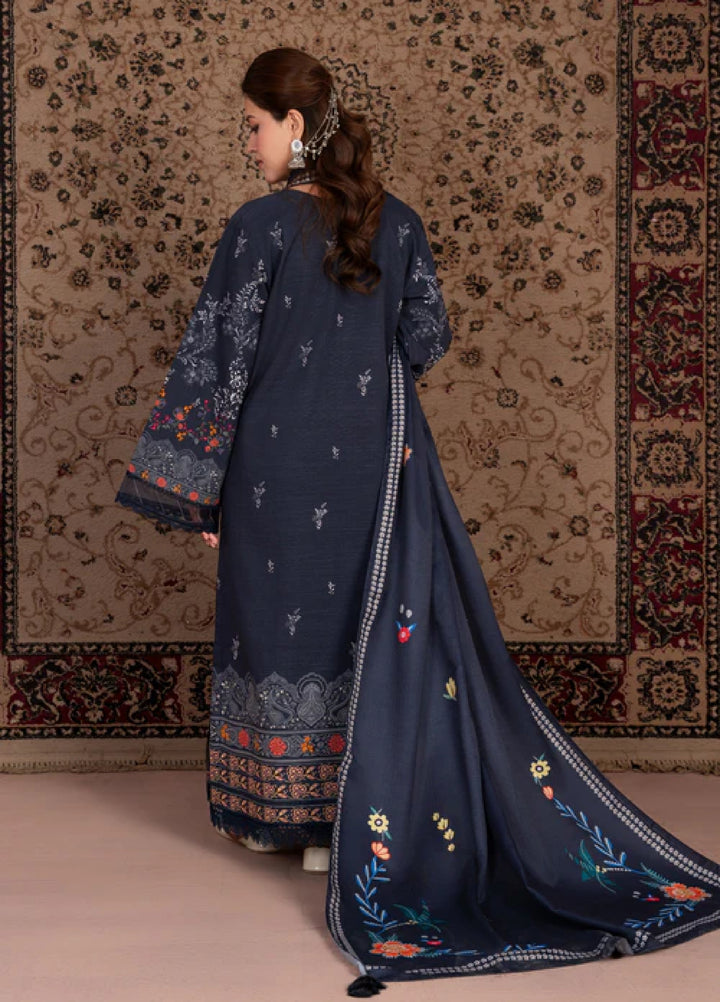 Jugnu by Chandan Nagri Women Pret Embroidered Khaddar 3 Piece Suit Parsa - Winter Collection