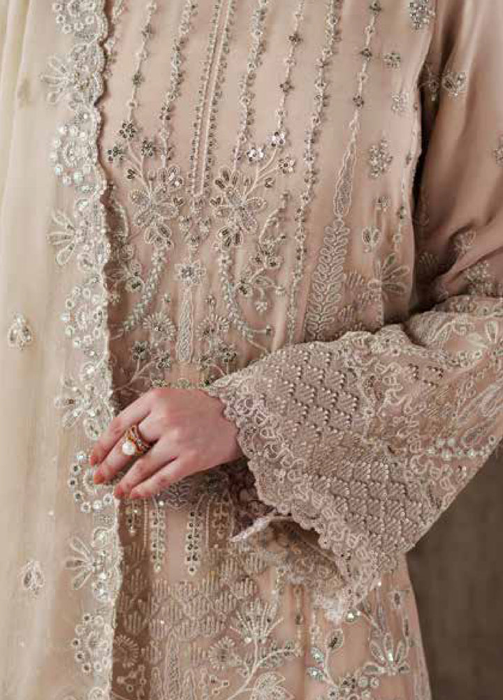 Nouvelle by Emaan Adeel Unstitched Embroidered Chiffon 3 Piece Suit EA26UNC Camallie - Festive Collection