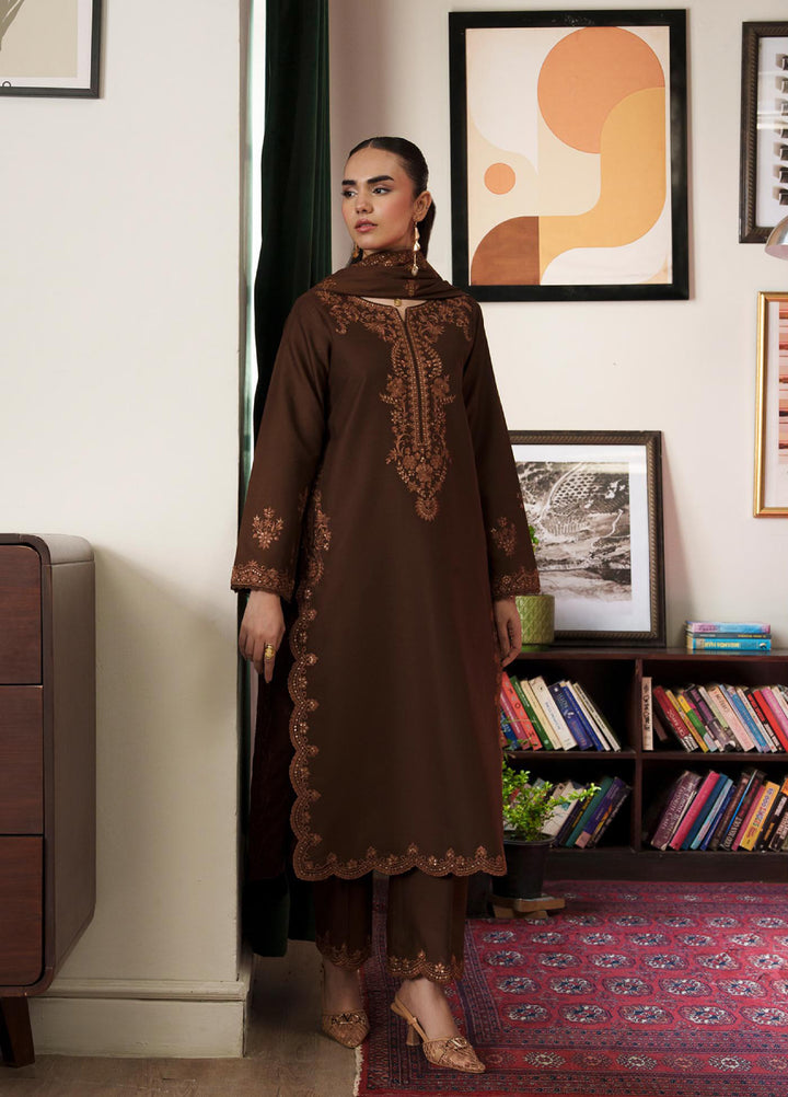 RajBari Women RTW Embroidered Lawn 3 Piece Suit RB26PLE Rouge 04 - Eid Collection