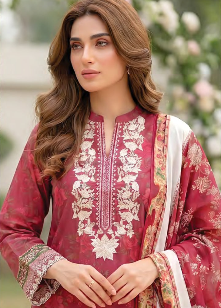 Essentials by Lakhany Unstitched Printed Lawn 3 Piece Suit LSM26UEL LG-MM-1031 - Summer Collection