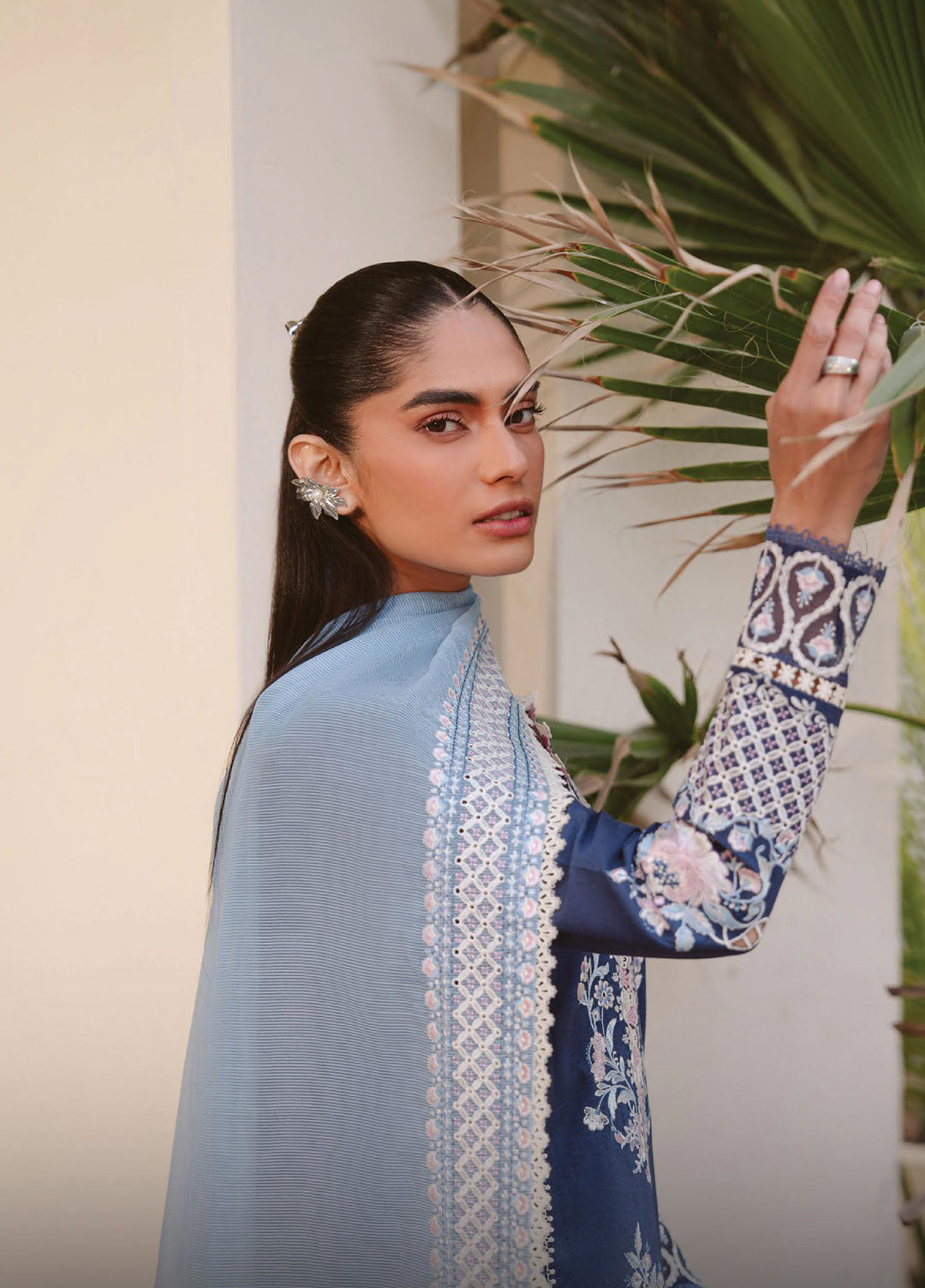 Serein by Ayzel Unstitched Embroidered Lawn 3 Piece Suit AAF26USL Elyra - Eid Collection