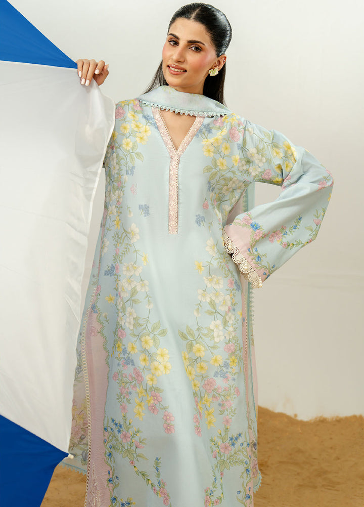 Sundaze by Zarposh Unstitched Printed Lawn 3 Piece Suit ZR26USL FIORA - Festive Collection