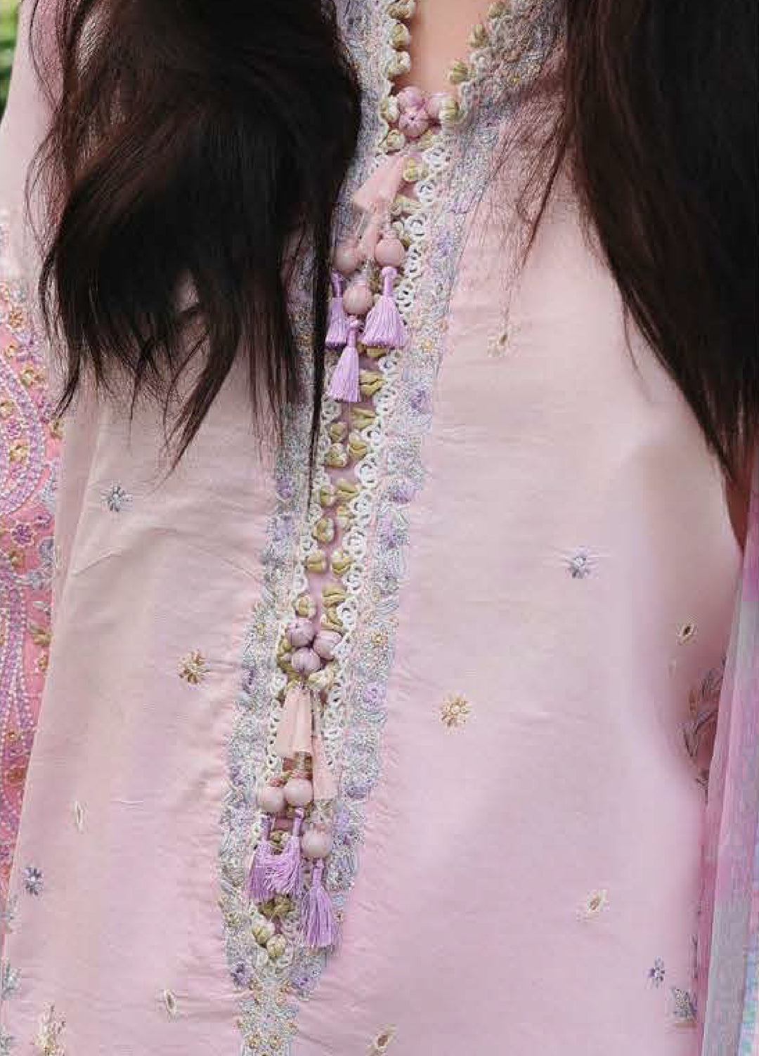 The Secret Garden by Mushq Unstitched Embroidered Lawn 3 Piece Suit MU26USG Enchanted Vine HUNSS260412 - Festive Collection