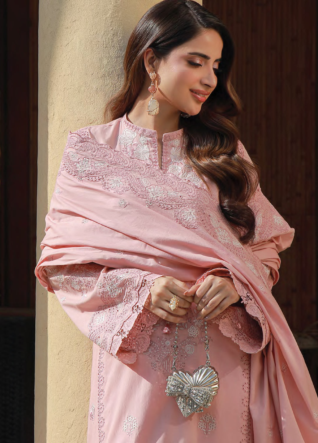Lakhany Chikankari Unstitched Embroidered Lawn 3 Piece Suit LSM26UCL LG-RK-0109 - Festive Collection