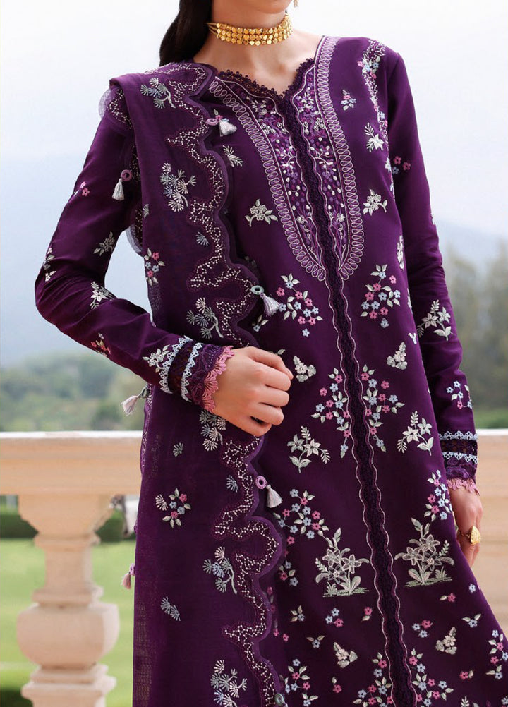 Lilas by Republic WomensWear Unstitched Embroidered Lawn 3 Piece Suit RW26ULL D-6A - Eid Collection