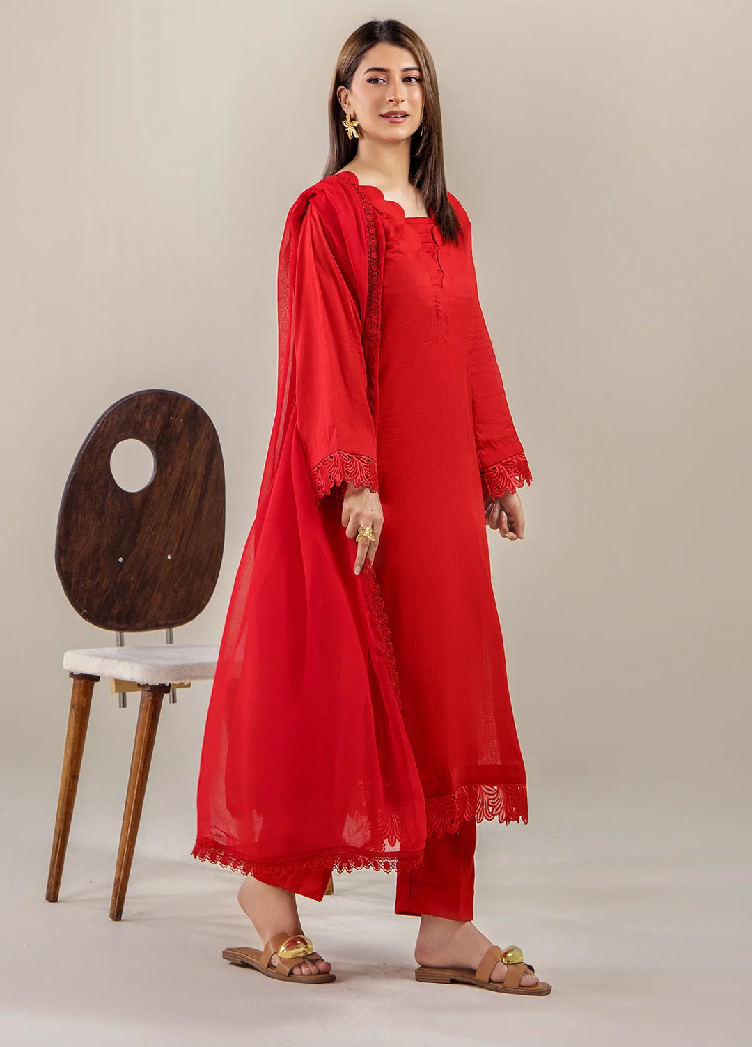 The Florea Edit by Alyra RTW Hand Work Lawn 3 Piece Suit OLIVIA-RTW1005 - Festive Collection