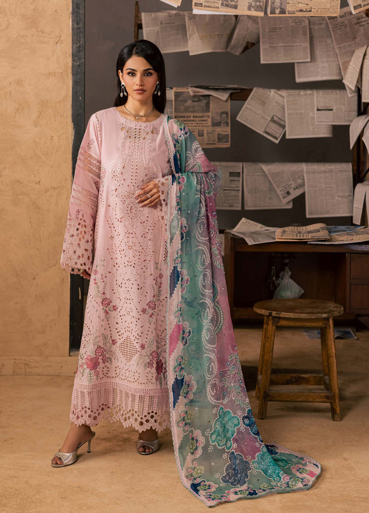 Bazar by Nureh Unstitched Embroidered Chikankari Lawn 3 Piece Suit NU26UBL NE-241 - Festive Collection
